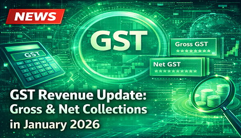 GST Revenue Update: Gross & Net Collections in January 2026