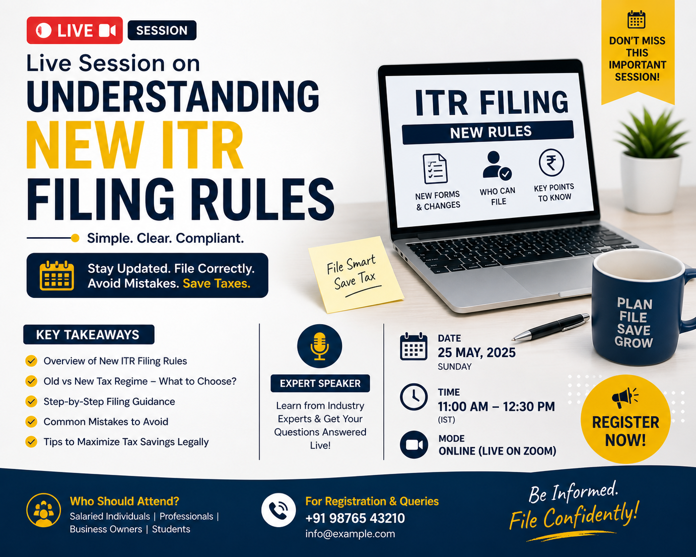 Savreen (Desktop) Live Session on Understanding New ITR Filing Rules