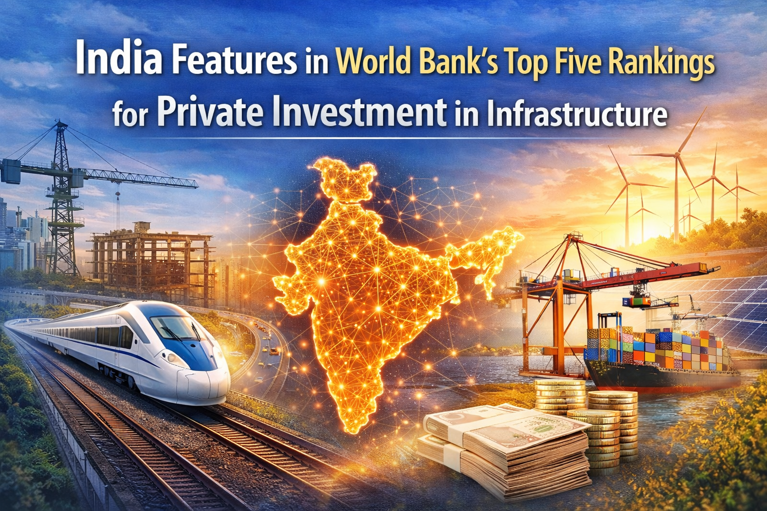 India Features in World Bank’s Top Five Rankings for Private Investment in Infrastructure