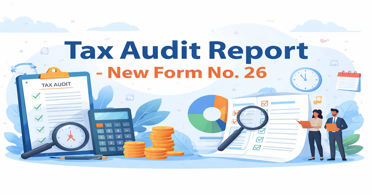 Tax Audit Report - New Form No. 26