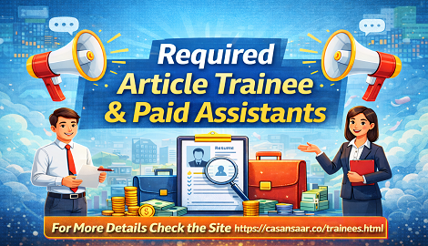 Articles Trainee & Accountant
